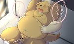 anal anal_orgasm anthro balls belly belly_grab blush bodily_fluids breath cum cum_on_sheets cum_while_flaccid cumshot duo ejaculation flaccid from_behind_position fupa genital_fluids genitals hands-free kemono male male/male male_penetrated male_penetrating male_penetrating_male moobs navel orgasm overweight overweight_male penetration penis sex text tai_tanuki lifewonders tokyo_afterschool_summoners cu_sith_(tas) leib_(tas) bird_dog canid canine canis domestic_dog golden_retriever hunting_dog mammal retriever 5:3 censored hi_res japanese_text translated