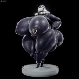 anklet areola biceps big_breasts big_butt black_areola black_body black_eyes black_nipples bracelet breast_jiggle breasts butt butt_jiggle collar female genitals huge_breasts huge_butt huge_hips huge_thighs hyper hyper_breasts hyper_hips hyper_thighs jewelry jiggling legband muscular muscular_female muscular_humanoid muscular_thighs nipple_piercing nipples not_furry nude piercing sharp_teeth smile solo spiked_anklet spiked_bracelet spiked_collar spiked_legband spikes teeth thick_thighs vulva walk_cycle walking wide_hips jaeblorocks mario_bros nintendo gigi_(thecoatl034) chain_chomp humanoid 1:1 3d_(artwork) 3d_animation animated digital_media_(artwork) loop no_sound short_playtime webm