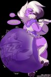 anthro big_breasts big_diaper bodily_fluids bold_text breasts clothed clothing dialogue diaper diaper_logo diaper_under_clothing diaper_use exposed_diaper feces female fur genital_fluids huge_breasts logo logo_print maid_uniform pawpads paws pooping print_diaper purple_body purple_fur questioning_tone scatplay slightly_chubby soiled_diaper soiling soiling_diaper solo speech_bubble talking_to_viewer text text_emphasis text_on_diaper text_print thick_thighs unclean_diaper uniform unusual_feces urine used_diaper wearing_diaper wet_diaper wetting wetting_diaper white_diaper weewizzylizzy nintendo pizza_hut pokemon generation_7_pokemon lycanroc midnight_lycanroc pokemon_(species) filth alpha_channel english_text hi_res