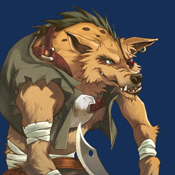 anthro armor clothing eye_patch eyewear grin hunchback male melee_weapon piercing sharp_teeth simple_background sleeveless_clothing smile solo spots sword teeth thief topwear transparent_background vest weapon wraps unknown_artist puzzle_quest_(series) gnoll hyena mammal spotted_hyena 1:1 alpha_channel low_res source_request