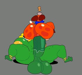 3_toes 4_fingers anal anal_penetration anthro anthro_penetrated areola balls balls_deep big_areola big_balls big_breasts big_butt big_ears big_penis black_eyes black_sclera blue_clothing blue_hoodie blue_topwear bottom_heavy bottomless bottomless_anthro bottomless_male bouncing_balls bouncing_breasts bouncing_butt bouncing_penis breasts brown_body brown_ears brown_markings brown_skin butt butt_jiggle cheek_tuft closed_smile clothed clothing crossgender curvy_figure cute_fangs detailed_background dipstick_tail duo erection eyelashes facial_tuft fangs feet fingers flower freckled_legs freckled_thighs freckles fur genital_raphe genitals glans glistening glistening_areola glistening_balls glistening_butt glistening_genitalia glistening_penis gloves_(marking) gold_piercing gold_ring gold_ring_piercing green_balls green_body green_penis green_skin grey_background gynomorph gynomorph/male gynomorph_penetrating gynomorph_penetrating_male hair hoodie huge_areola huge_balls huge_breasts huge_butt huge_penis humanoid_on_anthro humanoid_penetrating humanoid_penetrating_anthro hyper hyper_genitalia hyper_penis intersex intersex/male intersex_penetrating intersex_penetrating_male jiggle_physics jiggling larger_gynomorph larger_humanoid larger_intersex leg_markings light male male_penetrated markings moan mouth_closed mtg_crossgender mti_crossgender multicolored_body multicolored_skin navel open_mouth orange_body orange_fur orange_glans orange_hair orange_skin orange_tail pear-shaped_figure penetration penile penile_penetration penis penis_size_difference piercing pink_glans plant pupils raphe_(anatomy) ridiculous_fit ring_piercing scrotal_raphe sex silly simple_background size_difference slit_pupils small_tail smaller_anthro smaller_male smile socks_(marking) spinning spinning_on_penis spots spotted_butt striped_markings stripes tail tail_markings talking_to_another teeth text thick_thighs toes topwear topwear_only tuft two_tone_tail voluptuous_gynomorph white_balls white_body white_eyes white_fur white_penis white_sclera white_skin white_tail white_tail_tip wide_hips x_navel yellow_areola yellow_stripes superiorfox undertale undertale_(series) flowey_the_flower mistress_flowey_(jaeblorocks) soups_(superiorfox) canid canine canis elemental_creature elemental_humanoid flora_fauna flower_creature flower_humanoid fox humanoid mammal plant_humanoid red_fox true_fox 2026 2d_animation animated animated_gif colored detailed digital_media_(artwork) english_text flat_colors frame_by_frame lighting loop seamless_loop shaded short_playtime simple_shading