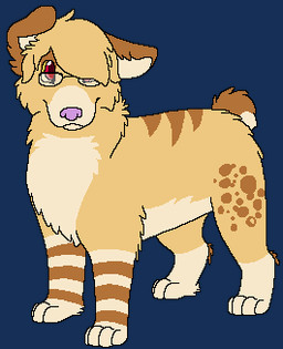 ambiguous_gender ankle_tuft arm_tuft brown_markings digitigrade eyewear feral feral_with_hair fur glasses hair hair_over_eye leg_tuft markings one_ear_up one_eye_obstructed paws pince-nez purple_nose rectangular_glasses red_eyes short_tail simple_background snout solo tail tan_body tan_fur tan_hair transparent_background tuft wrist_tuft sebdoggo australian_shepherd canid canine canis domestic_dog herding_dog mammal pastoral_dog sheepdog 2014 aliasing alpha_channel digital_drawing_(artwork) digital_media_(artwork) flat_colors full-length_portrait low_res microsoft_paint_(artwork) portrait