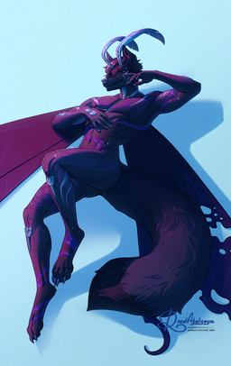 4_toes 5_fingers abs antennae_(anatomy) anthro areola balls biped black_hair black_pawpads black_sclera blue_eyes blue_nose claws cosmic_fur digitigrade feet finger_claws fingers fluffy fluffy_tail genitals glowing glowing_markings hair hindpaw insect_wings lepidopteran_wings looking_at_viewer male male_anthro markings nails nipples nude pawpads paws pose simple_background solo tail toe_claws toes wings road~abelgeym arthropod canid canine hybrid insect lepidopteran mammal moth absurd_res full-length_portrait hi_res pinup portrait