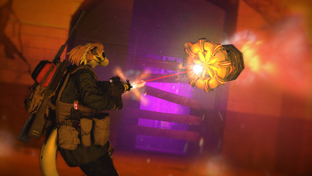 alice_kit andromorph anthro assault_rifle backpack clothed clothing duo eye_patch eyewear fight gear gun inside intersex laser laser_pointer laser_sight machine ranged_weapon rifle rifle_scope shooting shooting_gun shooting_weapon solo tactical_load_carring_vest topwear vest weapon dr.holiday mythology project_silverfish dragon inheritor mythological_creature mythological_scalie robot scalie 16:9 3d_(artwork) 4k absurd_res digital_media_(artwork) hi_res source_filmmaker_(artwork) widescreen