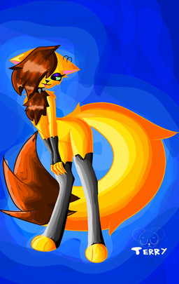 alternative_fashion anthro female gesture goth nude punk solo suggestive suggestive_gesture tail terrance1316 aura_hellcat domestic_cat felid feline felis hellcat mammal hi_res
