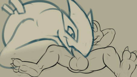 ambiguous_gender ambiguous_penetrated anthro anthro_on_feral anthro_penetrating anthro_penetrating_feral balls bestiality bouncing_balls deep_throat duo erection fellatio feral feral_penetrated genitals interspecies male male/ambiguous male_penetrating male_penetrating_ambiguous non-mammal_balls oral oral_penetration penetration penile pokephilia sex spread_legs spreading rodricoro mario_bros nintendo pokemon generation_2_pokemon koopa koopa_troopa legendary_pokemon lugia pokemon_(species) scalie 16:9 animated crossover widescreen