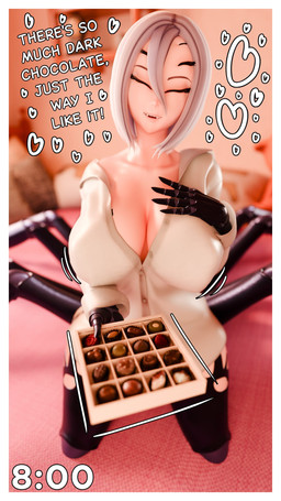 blacked_(kink) border female holidays home monster_girl_(genre) raceplay solo text white_border novabartist monster_musume valentine's_day rachnera_arachnera_(monster_musume) animal_humanoid arachnid arachnid_humanoid arthropod arthropod_humanoid humanoid spider_humanoid 3d_(artwork) 9:16 digital_media_(artwork) hi_res
