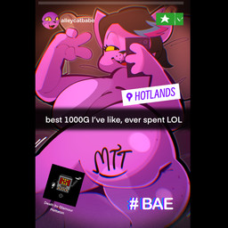 4_fingers anthro big_breasts black_hair body_writing breasts cellphone electronics eyelashes fangs female female_anthro fingers fur gesture hair hand_gesture highlights_(coloring) holding_cellphone holding_object holding_phone holding_smartphone instagram_story lying nude nude_anthro nude_female on_side open_mouth open_smile overweight overweight_anthro overweight_female phone pillow pose purple_body purple_ears purple_fur selfie smartphone smile solo teeth text v_sign white_text yellow_sclera electricplasmid instagram snapchat undertale undertale_(series) mettaton domestic_cat felid feline felis mammal 1:1 2025 absurd_res digital_media_(artwork) english_text hi_res pillarbox portrait three-quarter_portrait