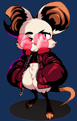 3_toes anthro big_ears black_eyebrows black_eyes bottomless cheek_tuft claws clothed clothing eyebrows eyewear facial_tuft feet female footwear fur glasses huge_ears jacket long_tail mouse_tail notched_ear pink_nose round_glasses simple_background socks solo tail tan_inner_ear tan_tail thick_eyebrows thick_thighs toe_claws toeless_footwear toeless_socks toes topwear transparent_background tube_top tuft white_body white_fur goatboydraws mina_the_hollower yacht_club_games mina_(mina_the_hollower) mammal mouse murid murine rodent alpha_channel hi_res