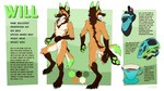 anthro brown_body brown_fur cheek_tuft crotch_tuft dark_body dark_fur facial_tuft featureless_crotch front_view fur glistening glistening_eyes green_eyes green_inner_ear_fluff green_nose green_pawpads inner_ear_fluff knee_tuft leg_tuft male mouth_closed multicolored_body multicolored_fur narrowed_eyes neck_tuft nude orange_body orange_fur pawpads rear_view simple_background solo standing text tuft white_body white_fur yookie will_(inspectorpineapple) canid canine mammal maned_wolf absurd_res artist_name english_text hi_res model_sheet