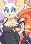 2015 anthro anthrofied bat big_breasts breasts cleavage clothed clothing cloudz comic digital_media_(artwork) echidna female group huge_breasts mammal marine_the_raccoon monotreme procyonid raccoon rouge_the_bat sega shade_the_echidna sonic_chronicles:_the_dark_brotherhood sonic_the_hedgehog_(series)