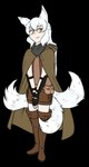 3_tails armor belt belt_pouch boots bottomwear brown_clothing cloak clothed clothing female footwear fully_clothed fur hair happy hotpants inner_ear_fluff legwear long_hair multi_tail pale_skin scarf shoes shorts simple_background smile solo standing tail thigh_highs transparent_background tuft vambrace white_body white_ears white_fur white_hair white_inner_ear_fluff white_tail yellow_eyes kymsnowman ashes_of_ascalon dungeons_and_dragons hasbro them's_tabletop_herds wizards_of_the_coast kiyomi_hoshino animal_humanoid canid canid_humanoid canine canine_humanoid fox fox_humanoid humanoid mammal mammal_humanoid 2023 alpha_channel digital_drawing_(artwork) digital_media_(artwork) flat_colors hi_res portrait