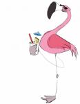 2016 3_toes ambiguous_gender american_flamingo avian avian_feet beak beverage biped bird black_beak cocktail_garnish cocktail_umbrella container cup digital_drawing_(artwork) digital_media_(artwork) dipstick_beak drinking_straw eyewear feathered_wings feathers feet feral flamingo folded_wings food frown fruit fruit_slice full-length_portrait hi_res holding_beverage holding_container holding_cup holding_object jamminbison long_beak long_legs long_neck membrane_(anatomy) multicolored_beak on_one_leg pineapple pineapple_slice pink_tail pink_wings plant portrait prehensile_feet simple_background solo standing sunglasses tail tail_feathers toes toony two_tone_beak webbed_feet white_background white_beak winged_arms wings