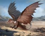 claws day detailed_background duo feral grass outside plant sky tail text wings arvalis european_mythology mythology dragon human mammal mythological_creature mythological_scalie scalie western_dragon wyvern 2014 absurd_res digital_media_(artwork) english_text hi_res url