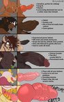 animal_genitalia anthro bodily_fluids brown_body brown_fur chart comparing facial_hair foreskin fur genitals horn humanoid_genitalia humanoid_penis hybrid_genitalia hybrid_penis knot knotted_humanoid_penis knotted_penis licking licking_lips male mouth_shot multicolored_body multicolored_fur musk musk_clouds open_mouth penis penis_chart piercing portait pubes red_body sheath sideburns sidecut smile solo surprised_expression sweat sweaty_genitalia text tongue viola_bat bashki saeki_(viola_bat) vidale_(viola_bat) viola_bat_(character) alligator alligatorid bat bush_dog canid canine crocodilian hybrid mammal monster reptile rhinoceros scalie absurd_res english_text hi_res