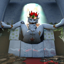 anthro chair clothed clothing coin collar crown diaper diaper_fetish feces fur furniture gold_(metal) headgear king looking_at_viewer male money pooping roleplay royalty sitting soiled_diaper soiling soiling_diaper solo throne throne_room unclean_diaper used_diaper wearing_diaper white_body snubbyarts kobold scalie 1:1 3d_(artwork) absurd_res digital_media_(artwork) hi_res