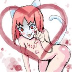 areola ass_blush blush body_writing breasts erect_nipples female hair heart_symbol leaning leaning_forward light_body light_skin nipples nude open_mouth raised_hand raised_tail red_eyes red_hair simple_background small_breasts smile smiling_at_viewer tail white_background anonymous_artist 4chan moot animal_humanoid cat_humanoid domestic_cat felid felid_humanoid feline feline_humanoid felis humanoid mammal mammal_humanoid 1:1 2022 low_res