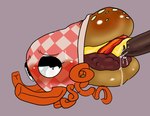 ambiguous_gender bacon blush bodily_fluids buns burger cheese dairy_products duo ejaculation feral food fries genitals half-closed_eyes humanoid_genitalia humanoid_penis male meat narrowed_eyes penis silly simple_background sweat what asmodite bugsnax young_horses animate_inanimate bbq_bunger bugsnak bunger food_creature