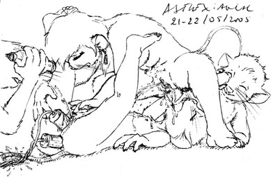 anal anal_fisting anal_penetration anthro bodily_fluids breasts camera dildo female fisting foursome genital_fluids genitals golden_shower group group_sex male nude object_in_ass penetration sex sex_toy sex_toy_in_ass sex_toy_in_vagina sex_toy_insertion toying_partner urine urine_in_mouth urine_on_chest urine_on_face urine_stream vaginal vaginal_penetration vulva watersports young young_anthro asthexiancal alexandra_(david_siegl) frederic_(david_siegl) patrick_(david_siegl) mammal mouse murid murine rat rodent black_and_white line_art monochrome father_(lore) incest_(lore) mother_(lore) parent_(lore)
