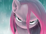 blue_eyes female feral glaring_at_viewer hair looking_at_viewer pink_hair solo stare sunibee friendship_is_magic hasbro kubrick_stare my_little_pony pinkamena_(mlp) pinkie_pie_(mlp) earth_pony equid equine horse mammal pony 2012 4:3