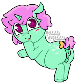 accessory animal_genitalia animal_vulva anus blush bow_accessory bow_ribbon butt dock_(anatomy) equine_genitalia equine_vulva female feral freckled_butt freckled_face freckles furgonomics genitals horn looking_at_viewer ribbons simple_background solo tail tail_accessory tail_bow tail_ribbon tongue tongue_out vulva white_background young young_female young_feral follyfilly hasbro my_little_pony mythology puppychow equid equine horse mammal mythological_creature mythological_equine pony unicorn hi_res