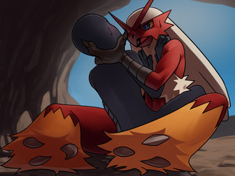 ambiguous/ambiguous ambiguous_gender anthro cave detailed_background duo feral heart_eyes heart_symbol human_on_anthro human_penetrating interspecies male male_on_feral nude penetration pokephilia sex katahane3 nintendo pokemon anon blaziken generation_3_pokemon human mammal pokemon_(species) 2018 4:3 digital_media_(artwork) male_(lore)