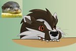 bite brown_body brown_eyes brown_fur fur pink_sclera teeth white_body white_fur alex.fetter nintendo pokemon telegram alex_(alex.fetter) generation_8_pokemon mammal mustelid obstagoon otter pokemon_(species) hi_res