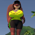 anthro big_breasts bouncing_breasts breasts female group macro solo_focus telehypnotic rochelle_(rochelle) mammal rodent sciurid 1:1 3d_(artwork) 3d_animation animated digital_media_(artwork) loop no_sound short_playtime webm