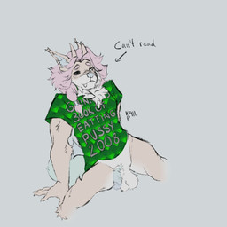 anthro average_penis ball_tuft balls blue_penis body_hair bottomless clothed clothing daemon_dog flaccid fluffy fluffy_hair genitals hair male neck_tuft nipples oblivious partially_clothed penis shirt shirt_only solo topwear topwear_only tuft keandypupper911 daengo_(keandypupper911) humanoid 1:1 hi_res