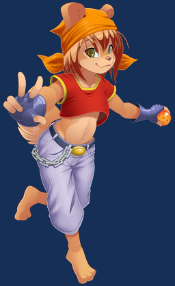 3_toes anthro barefoot belt biped black_clothing black_gloves black_handwear bottomwear brown_body brown_eyes brown_hair closed_smile clothed clothing cosplay countershade_face countershade_torso countershading crop_top denim denim_bottomwear denim_clothing dragon_ball_(object) feet female fingerless_gloves freckled_face freckles front_view furgonomic_headwear furgonomics gloves hair handwear headgear headkerchief headwear holding_object jeans kerchief midriff mouth_closed navel pants paws plantigrade pose red_clothing red_shirt red_topwear shirt smile solo tan_body tan_countershading toes topwear young young_anthro young_female b-ern dragon_ball pan_(dragon_ball) rocketgirl mammal rodent sciurid tree_squirrel 2025 absurd_res alpha_channel hi_res