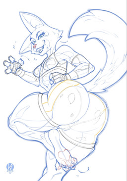 4_fingers 4_toes anthro arms_bent athletic_wear bare_shoulders barefoot bent_leg big_butt big_ears biped bodily_fluids bottomwear bra breasts butt butt_pose cheek_tuft claws clothed clothed_anthro clothed_female clothing curved_eyebrows curved_tail eyebrow_piercing eyebrows eyelashes facial_piercing facial_tuft fangs feet female finger_claws fingerless_gloves fingers flying_sweatdrops fur fur_tuft glistening glistening_bodily_fluids glistening_eyes glistening_nose glistening_sweat gloves green_eyes gym_bottomwear gym_shorts handwear head_turned humanoid_hands inner_ear_fluff iris logo looking_at_viewer looking_back looking_back_at_viewer looking_down looking_down_at_viewer low-angle_view medium_breasts monotone_background on_one_leg one_ear_up open_mouth open_smile pawpads piercing pink_nose plantigrade plantigrade_pawpads pointy_ears pose prick_ears pupils shorts simple_background smile smiling_at_viewer snout solo sports_bra standing sweat sweatdrop tail teeth text thick_eyebrows thick_eyelashes thick_thighs three-quarter_view toe_claws toes tuft underwear white_background krezlit dreamworks the_bad_guys diane_foxington canid canine fox mammal 2026 artist_logo artist_name digital_drawing_(artwork) digital_media_(artwork) hi_res monochrome partially_colored sketch