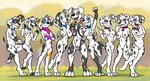 101_dalmatian_street 101_dalmatians 2024 aged_up anthro areola bassybefuddle big_breasts black_body black_fur breasts canid canine canis collar collar_only conditional_dnp da_vinci_(101_dalmatians) dallas_(101_dalmatians) dalmatian daughter_(lore) dee_dee_(101_dalmatians) deja_vu_(101_dalmatians) delilah_(101_dalmatians) destiny_(101_dalmatians) disney dizzy_(101_dalmatians) dolly_(101_dalmatians) domestic_dog dorothy_(101_dalmatians) female fur genitals group hi_res looking_at_viewer mammal markings mother_(lore) mother_and_child_(lore) mother_and_daughter_(lore) multicolored_body multicolored_fur nipples nude parent_(lore) parent_and_child_(lore) parent_and_daughter_(lore) pussy sibling_(lore) sister_(lore) sisters_(lore) slightly_chubby spots spotted_body spotted_fur triple_d_(101_dalmatians) white_body white_fur