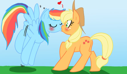 2011 <3 applejack_(mlp) blonde_hair blush couple cowboy_hat duo equine eyes_closed female feral freckles friendship_is_magic grass green_eyes hair hat horse kissing lesbian mammal multi-colored_hair my_little_pony outside pegasus pony rainbow_dash_(mlp) rainbow_hair thex-plotion wings
Rating: Safe
Score: 5
User: 2DUK
Date: September 23, 2013