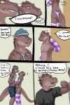 2015 2:3 anthro armwear brother_(lore) brothers_(lore) butt claws clothed clothing comic crossdressing dialogue digital_media_(artwork) english_text femboy forced group hi_res horn incest_(lore) jesse_(lizardlars) legwear lizardlars male male/male mike_(lizardlars) open_mouth pattern_armwear pattern_clothing pattern_legwear randy_(lizardlars) scalie sibling_(lore) speech_bubble striped_armwear striped_clothing striped_legwear stripes teeth text