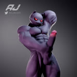 5_fingers >:3 abs anthro balls big_balls big_muscles big_penis erection eye_scar facial_scar fingers genitals glans grey_background hand_behind_head holding_penis huge_penis humanoid_genitalia humanoid_penis long_penis looking_pleasured male masturbation muscular muscular_anthro muscular_male nipples nude pecs penile penile_masturbation penis pink_glans raised_arm red_eyes scar simple_background smile solo standing stretching tail aj_racer95 epic_games fortnite meowscles meowscles_(shadow) domestic_cat felid feline felis mammal 1:1 2021 3d_(artwork) 3d_animation animated digital_media_(artwork) loop no_sound short_playtime signature webm