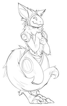 anthro featureless_crotch machine male male_anthro neck_tuft nude protogen_visor simple_background solo standing tuft darkgem protogen full-length_portrait monochrome portrait