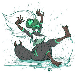 1_eye 5_toes arthropod_abdomen barefoot beak bodily_fluids breasts butt claws clothing feet female hair humanoid_feet open_mouth plantigrade raining saliva solo tears toes tongue tongue_out torn_clothing wet white_hair galaxy-confetti cartoon_network steven_universe centipeetle alien alien_humanoid animal_humanoid arthropod arthropod_humanoid corrupted_gem gem_(species) humanoid insect insect_humanoid nephrite_(gem_species) hi_res