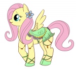 blue_eyes clothing dress feathered_wings feathers female feral hair pink_hair simple_background solo tail white_background wings yellow_body yellow_feathers lulubell friendship_is_magic hasbro my_little_pony mythology fluttershy_(mlp) equid equine mammal mythological_creature mythological_equine pegasus low_res