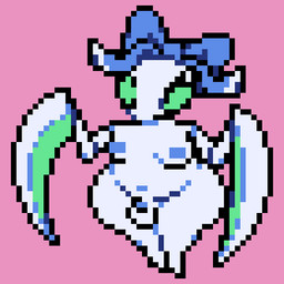accessory anthro areola bald balls belly big_butt blue_areola blue_bow blue_nipples blue_penis bow_ribbon breasts butt clothing compound_eyes erection eyelashes femboy genitals green_eyes huge_thighs humanoid_genitalia humanoid_penis looking_at_viewer male mantis_arms micropenis moobs navel nipples nude overweight overweight_anthro overweight_male penis ribbons simple_background slightly_chubby small_penis solo thick_thighs white_body wide_hips moronicpixels undertale_(series) mantis_(deltarune) arthropod insect mantis 1:1 digital_media_(artwork) hi_res pixel_(artwork)