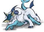 absol ambiguous_gender bite black_nose blush chest_tuft claws eeveelution feral fin fins fur furreon horn male nintendo open_mouth penetration plain_background pokémon red_eyes sex shadow sharp_claws teeth toe_claws tuft vaporeon video_games white_background white_fur
Rating: Explicit
Score: 9
User: Luminocity
Date: March 30, 2014
