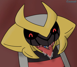 anthro blue_body bodily_fluids drooling duo gold_(metal) grey_body in_mouth male male/male red_eyes saliva soft_vore tongue tongue_out vore cometmystic21 mythology nintendo pokemon comet_(cometmystic21) altered_forme_giratina amphibian dragon frog generation_4_pokemon generation_6_pokemon giratina greninja legendary_pokemon mythological_creature mythological_scalie pokemon_(species) scalie absurd_res hi_res