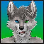 anthro dal-ri francieli male profile solo gosetsuki wolfgang_lunar canid canine canis mammal wolf 1:1 absurd_res hi_res icon