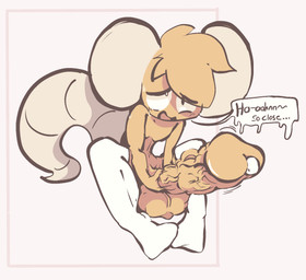 anthro big_ears big_penis bodily_fluids clothing cum genital_fluids genitals head_tuft huge_penis hyper hyper_genitalia hyper_penis imminent_orgasm legwear long_penis looking_pleasured looking_up male penis sitting solo speech_bubble sweat tail thigh_highs throbbing throbbing_penis tuft vein veiny_penis 9hammer mix_(9hammer) mammal rodent hi_res