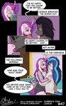 anthro bodily_fluids bottomwear breasts cleavage clothed clothing cuckold cum cum_on_face female genital_fluids group horn kissing love male male/female miniskirt skirt text wings bucked friendship_is_magic hasbro my_little_pony mythology king_sombra_(mlp) princess_cadance_(mlp) shining_armor_(mlp) equid equine horse mammal mythological_creature mythological_equine pony shadow_pony unicorn winged_unicorn english_text url