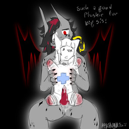 adult_on_child adult_on_young age_difference amputee animal_genitalia animal_penis anthro bandaged_stump blood bodily_fluids canine_genitalia canine_penis disability duo ejaculation facial_tattoo forced genitals gynomorph halo highlights_(coloring) intersex intersex/intersex missing_all_arms missing_all_legs missing_all_limbs missing_arm missing_head missing_leg nude_intersex penis quadruple_amputee rape sex sibling_incest sitting tattoo wings young merchwynn angel canid canine canis coyote demon hybrid mammal wolf 1:1 hi_res