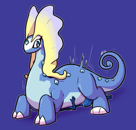 4_fingers anthro anthro_on_feral anthro_penetrating anthro_penetrating_feral bestiality blue_body blue_eyes blue_hair blue_scales blush bodily_fluids butt claws cum cum_on_butt cum_on_leg curled_tail duo female female_on_top female_penetrated feral feral_penetrated fingers frill_(anatomy) genital_fluids hair hand_on_belly head_crest head_frill interspecies larger_female larger_feral larger_penetrated looking_down male male/female male_on_bottom male_penetrating male_penetrating_female nude on_bottom on_top penetration power_bottom pupils purple_background scales sex simple_background size_difference smaller_anthro smaller_male tail toe_claws white_body white_claws white_pupils white_scales ultilix nintendo pokemon ulti_(ultilix) aurorus fossil_pokemon generation_6_pokemon lizard pokemon_(species) reptile scalie 2025 hi_res