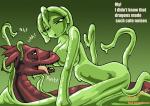 breasts duo female interspecies male male/female non-mammal_breasts nude open_mouth sex slime slime_pit tentacles text tongue nana_gel mythology dragon goo_creature mythological_creature mythological_scalie scalie 2014 absurd_res english_text hi_res