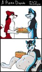 abdominal_bulge angry anthro belly big_belly container duo glowing glowing_tongue growling happy male male/male male_pred male_prey overweight overweight_male pizza_box sitting squirming text tongue vore kurowolfboy leo_(thetwfz) canid canine canis domestic_dog husky mammal nordic_sled_dog spitz wolf 2012 comic english_text hi_res