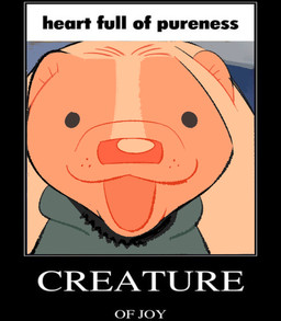 :3 anthro caption chibi dot_eyes fur hair happy long_hair male open_mouth open_smile pink_body pink_fur pink_nose silly_face simple_eyes smile solo text skunkes demotivational_poster_(meme) smunker_(skunkes) mammal mephitid skunk 2023 english_text image_macro meme nonbinary_(lore)