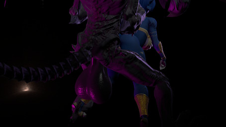 balls breasts female genitals male male/female sex vaginal warfaremachine_(modeler) metroid nintendo star_fox krystal_(star_fox) ridley humanoid hi_res